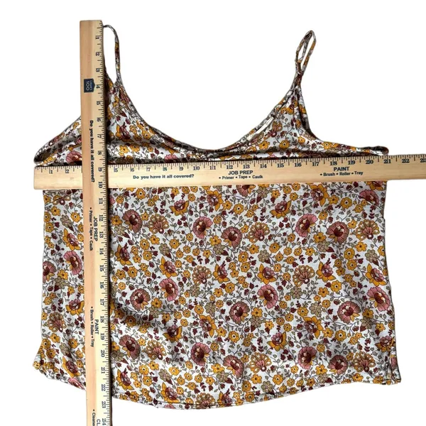Cynthia Rowley Top Midi Skirt Set L Floral Matching Outfit‎ Peasant Cottage Boho - Image 14