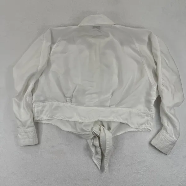 & Other Stories Tie Front‎ Button Up Shirt Top Blouse Los Angeles Atelier 8 READ - Image 14