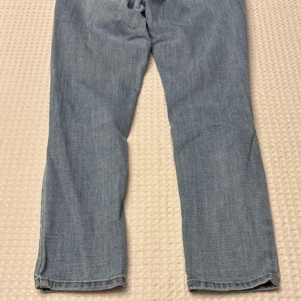 Levi's 711 Skinny Distressed Ankle Jeans Size 28 Light Blue Holes Frayed - Image 13