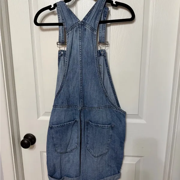 SeeThruSoul denim Overalls shortalls size 30‎ - Image 5