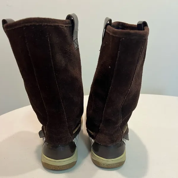 Sperry Top-Sider Womens Sandfish Boots Brown 7.5M - Image 3