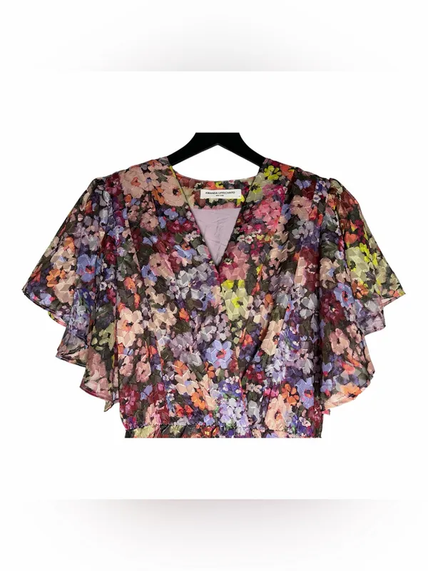 Amanda Uprichard Lucretia Mini Dress in Zahra Fleur Size XS - Image 3
