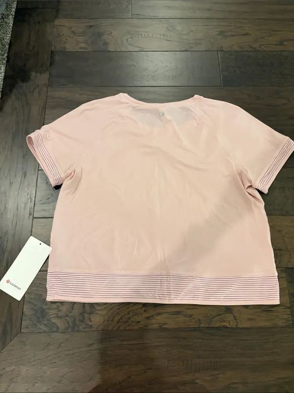 New With Tags Lululemon Stripe in Stride Short Sleeve Sz 10 - Image 9