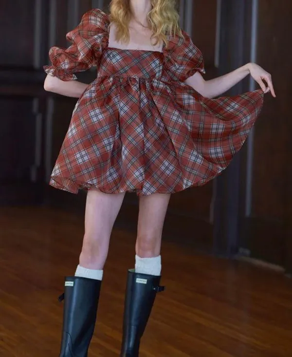 Selkie The Jane Eyre Puff Dress Size M - Image 3