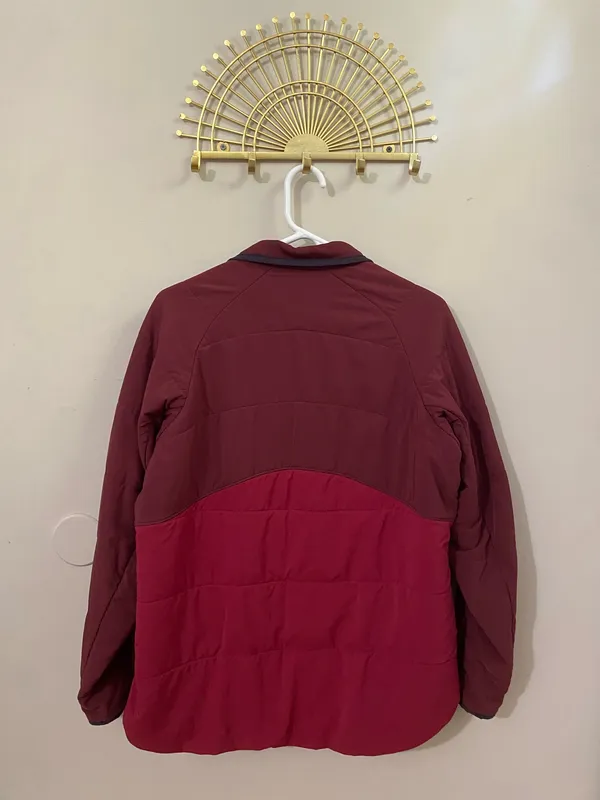Patagonia Burgundy Red Quilted Jacket - Image 2