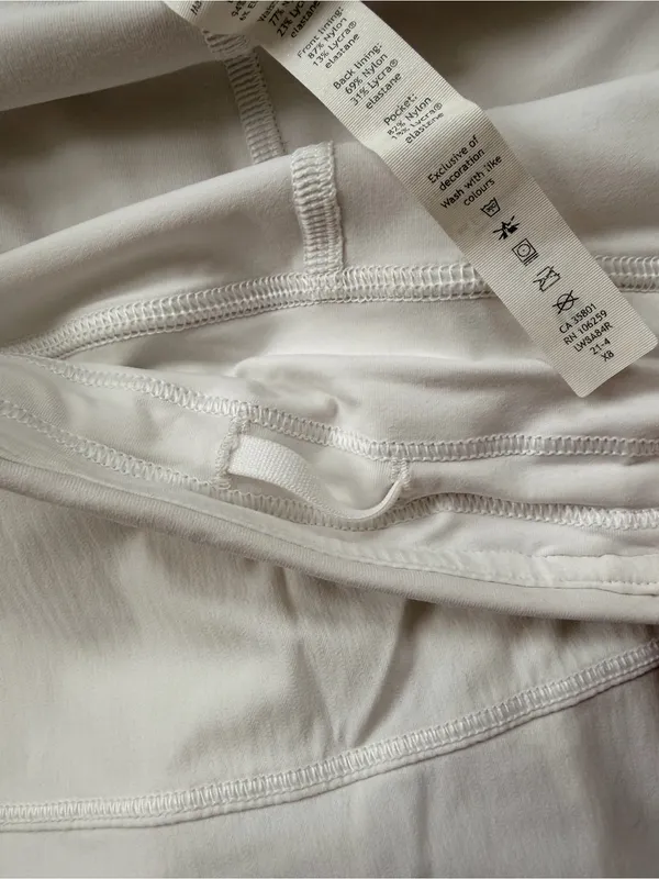 Lululemon Pace Rival Skirt White - Image 8