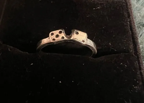 Women’s Stainless Steel Silver Ring Size 7 - Image 2