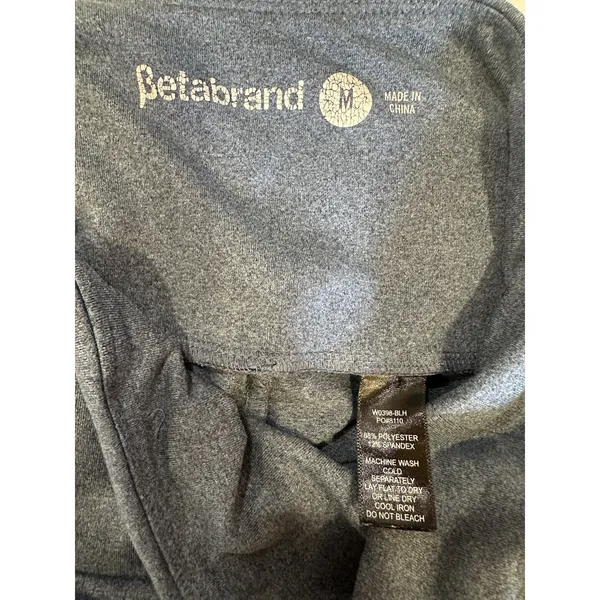 Betabrand Yoga Pants Light Heather Blue Boot Cut Athleisure Size Medium Pull On - Image 3