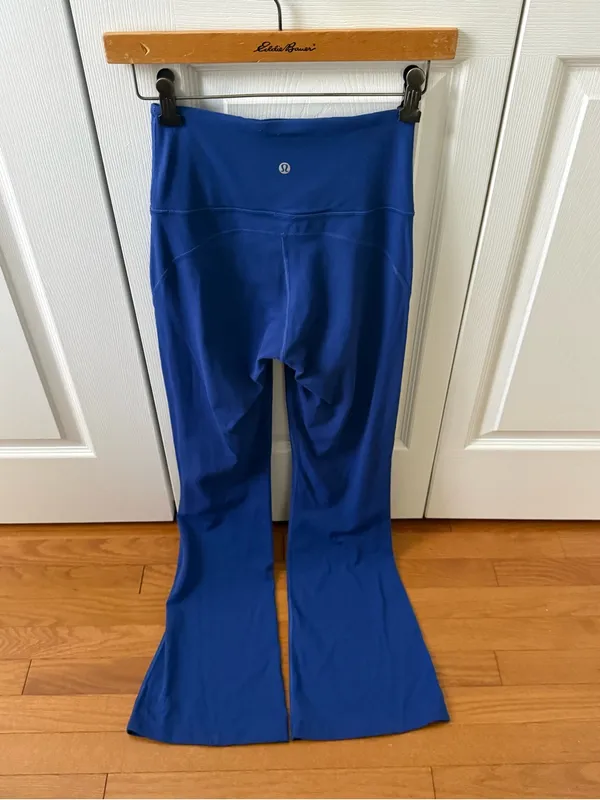 Lululemon Groove Nulu High-Rise Flared Pant Short in Psychic - Image 4