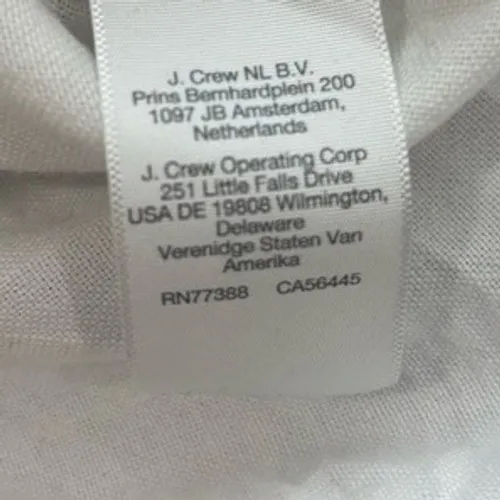 Madwell Womens White Cotton Gauze V-Neck‎ Button Tunic Top Small - Image 8