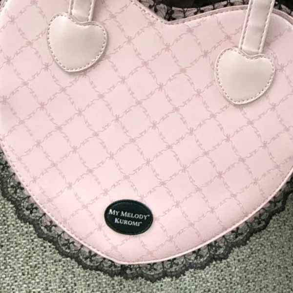 Universe Sanrio My Melody X Kuromi Lolita Figural Heart Bag - Image 4