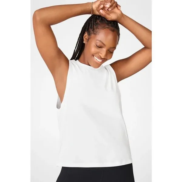 ✨Fabletics Micah Muscle White Sz Medium Tank✨ - Image 3