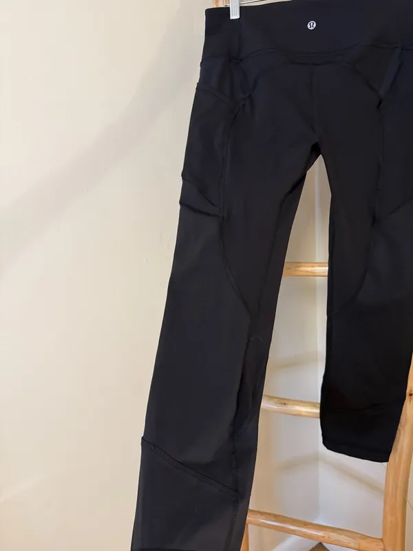 Lululemon All The Right Places Crop II *23" Size 12 Black - Image 8