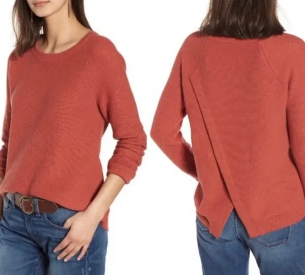 Province Cross Back Pullover Knit Sweater - Image 2