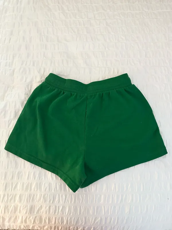 Colsie Fleece Green Shorts - Image 4