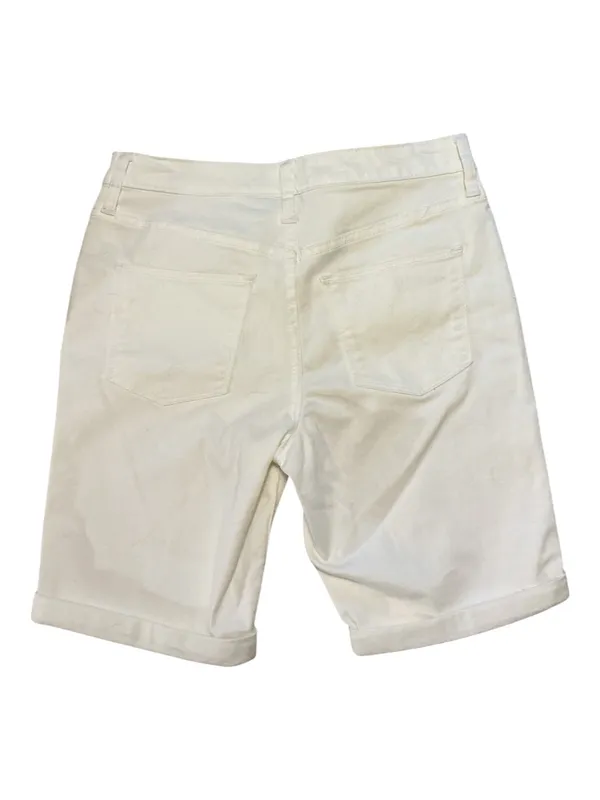Universal Threads White High-Rise Bermuda Denim Shorts – Size 6 / 28R (Measures 31") - Image 2