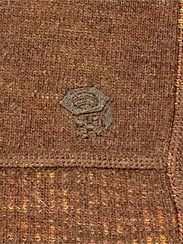 Mountain Hardwear Brown Sarafin Full Zip Wool Blend Sweater Jacket Size Medium - Image 14