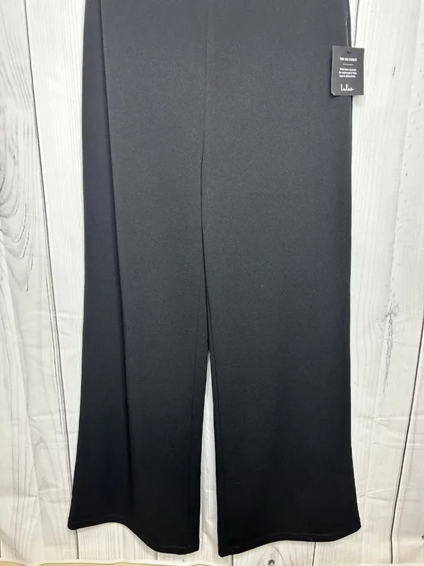 Lulus Black Strapless Wide-Leg Jumpsuit Party/Cocktail Size XL NWT NEW - Image 3
