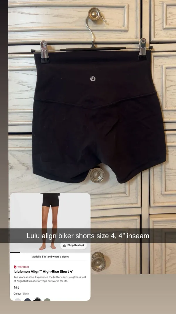 Lululemon Align Biker Shorts - Image 2