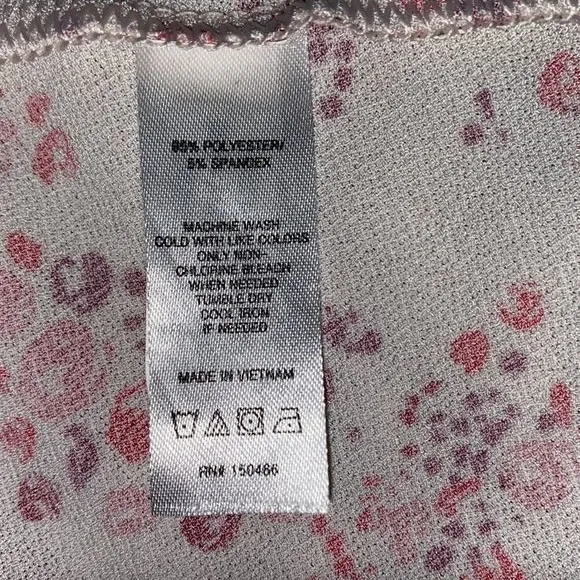 5/$30 🎈 41 hawthorn women’s XL‎ pink floral wrap blouse - Image 7