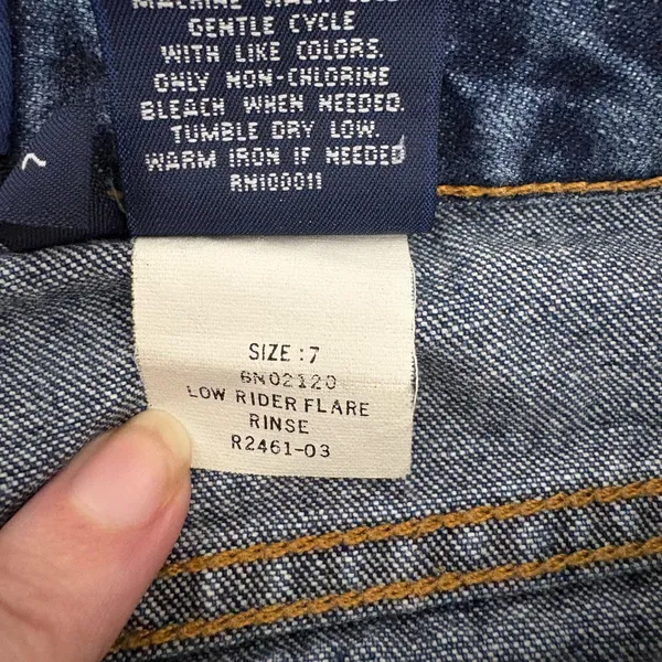 Vintage Rare Bongo Flared Low Rise 90’s Jeans Sz 7 Y2K‎ - Image 12