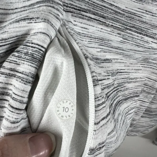 Lululemon Runderful Long Sleeve Space Dye‎ Camo White Silver Spoon 10 Athletic - Image 10