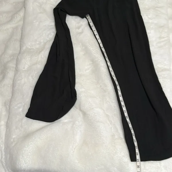 Bobeau Bebop Medium Black Wide Leg Flowy gauze Pants - Image 8