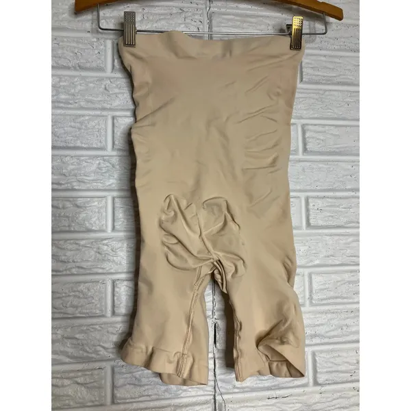 SKIMS Shapewear Mid Thigh Short Womens 2XL Beige New With Flaw Seamless Sculpt - Image 4