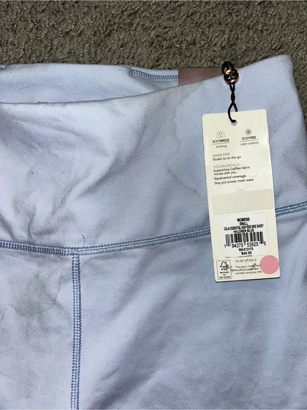 Calia light blue biker shorts size small nwt #activewear #studio - Image 3