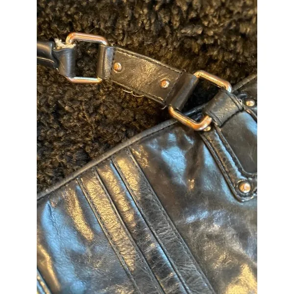 Charles David, black leather bag - Image 10