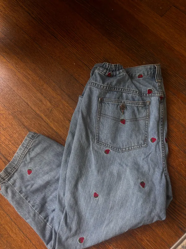 Christopher & Banks Strawberry Jeans - Image 3