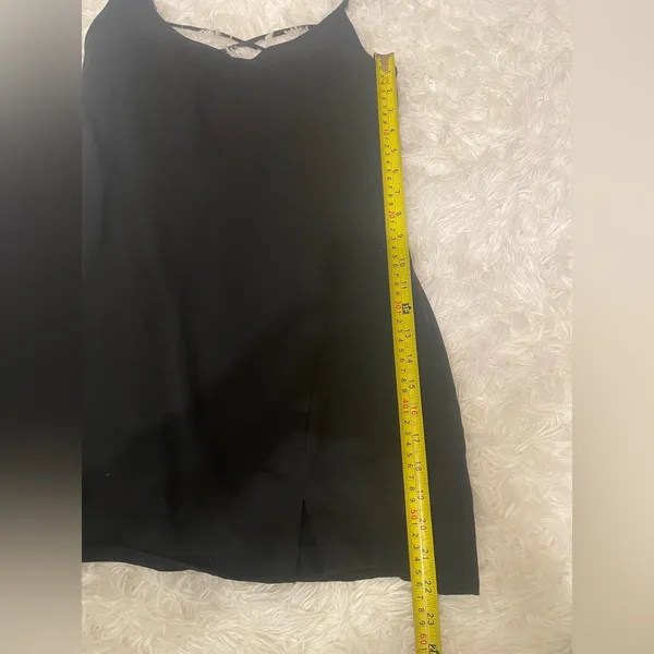 Express black mini dress adjustable spaghetti straps woman’s medium - Image 8