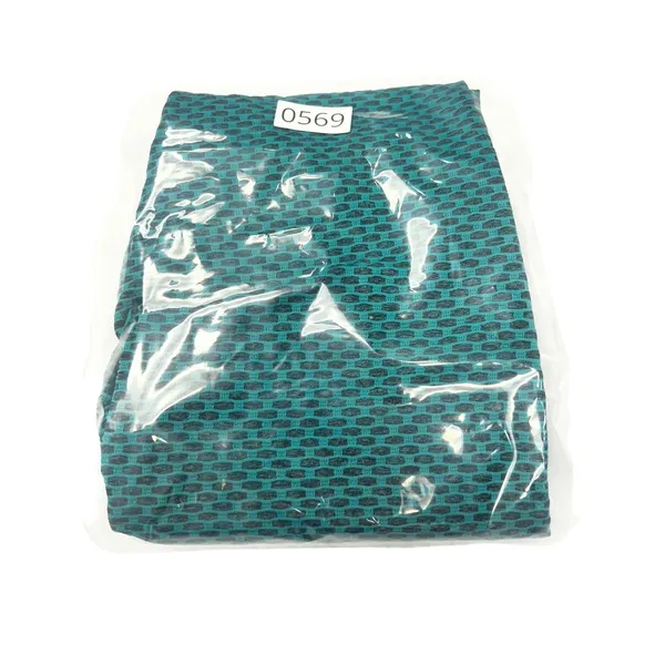 Women Teal Black Textured Scrunch Butt Leggings High Rise Medium Activewear - Image 5