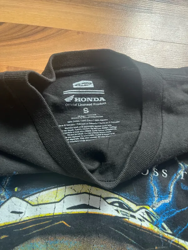 Honda black tee shrit - Image 2