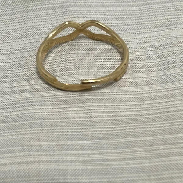 Vintage 50’s Gold Promise Ring - Image 6