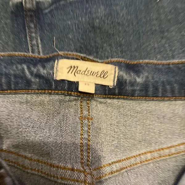Madewell mini Jeans Skirt size 25 Boho Western Festival Fringe Vacation Summer - Image 4