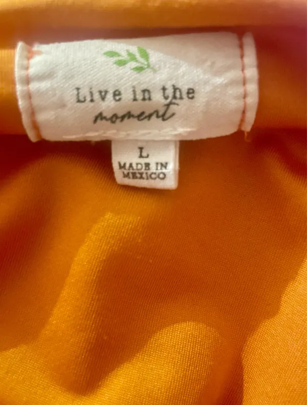 Soft orange bodysuit Size L - Image 5