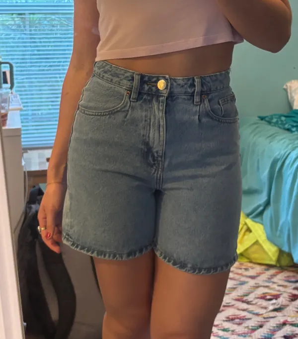 Primark Dad Denim Jean Shorts - Image 4