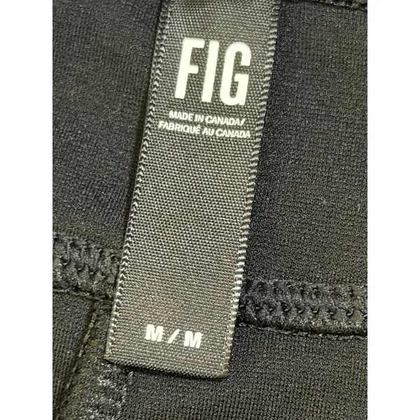 FIG Metro Skirt M Black Knit Pull On Knee Length Travel Pencil Skirt - Image 6