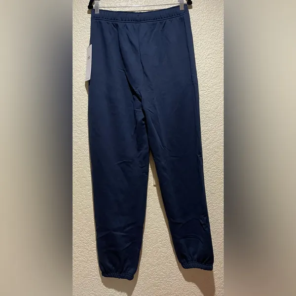 Alo Yoga NWT Accolade High Waist Jogger Sweatpants Navy Blue Size L - Image 9