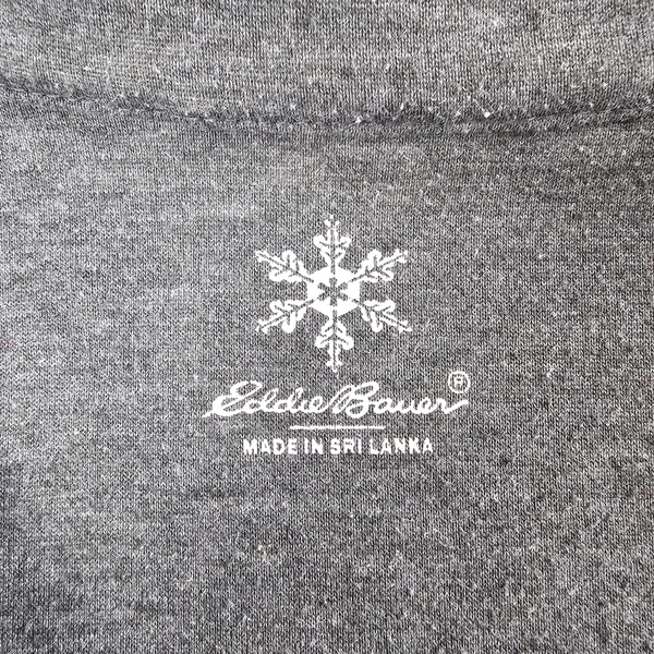 Eddie Bauer Reversible Long Sleeve 1/4 Zip Sweater Womens Size XL Gray/Cream - Image 8