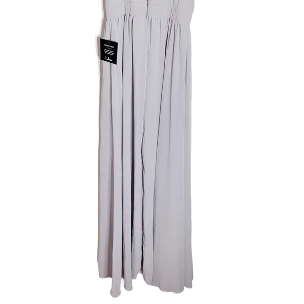 Lulus Air of Romance grey maxi dress size XS - Image 11