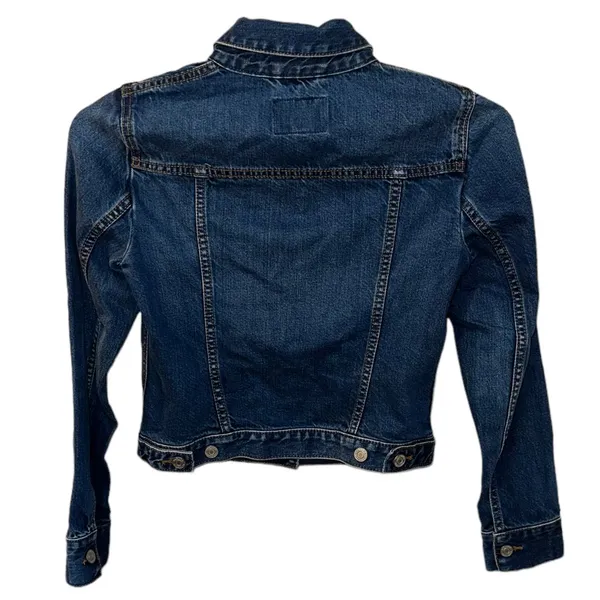 Women's Banana Republic Denim Jean Jacket 100% Cotton‎ Size XXS - Image 3