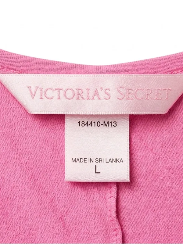 2000’s Victoria's Secret Pink Lace Trim Slip - Image 4