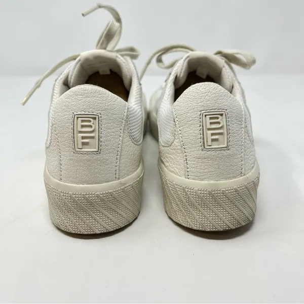 BY FAR Rodina Grained Low Sneakers Cream White Womens Size EU 40 / US‎ 10 - Image 9