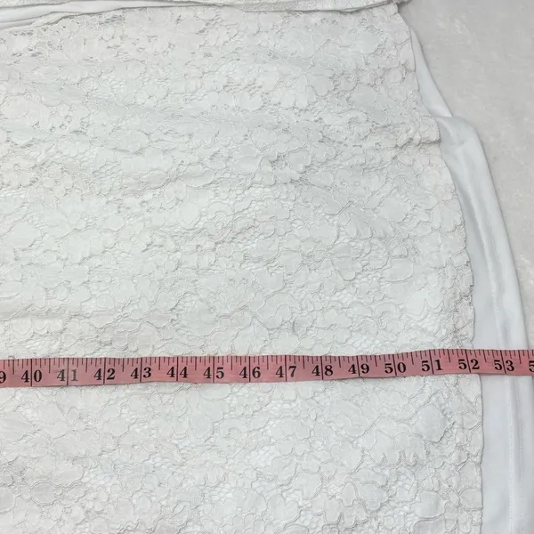 Showpo White Lace Wedding Party Dress‎ Size 10 - Image 12