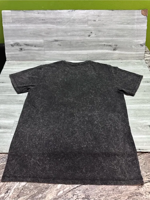 Peanuts Black Halloween Graphic Tee with Orange Moon M - Image 7