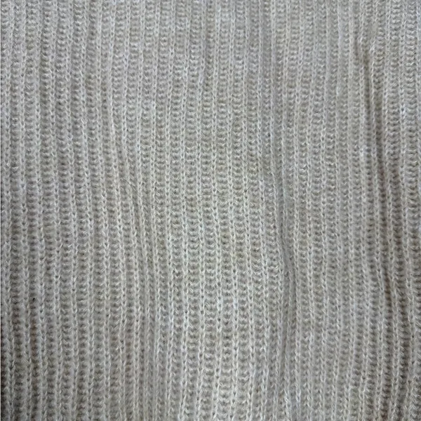 Point Sur Mohair & Wool Blend Ribbed Turtleneck Rib Knit Sweater Pale Peach Sz S - Image 13