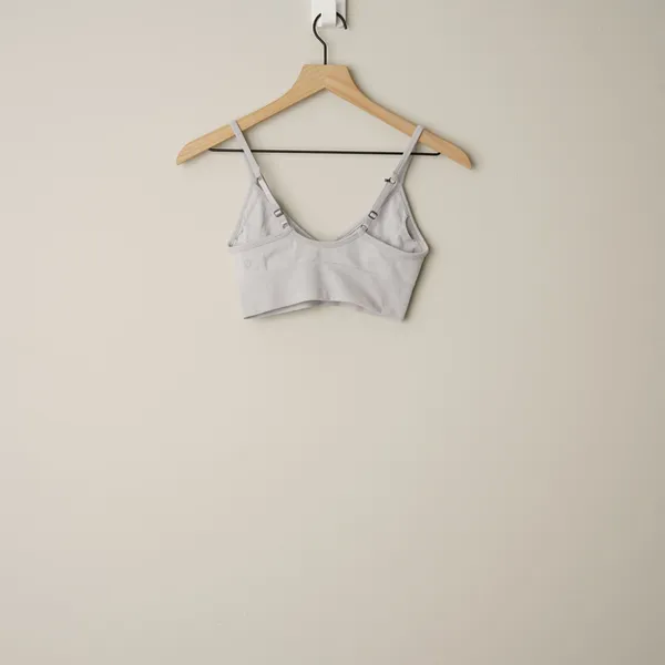 Lululemon Ebb To Street Bra II Sports Athletic Adjustable Spaghetti Straps Gray - Image 3