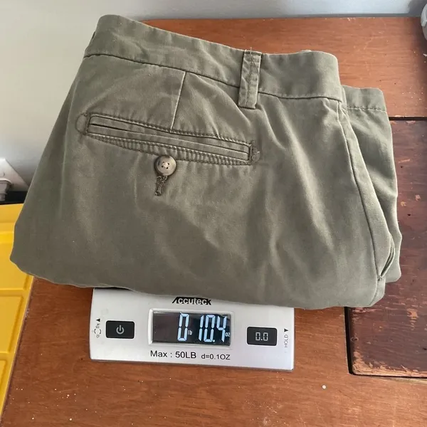 Gap Womens Chino Pants Olive Green Cropped Mid Rise Size 8 - Image 4